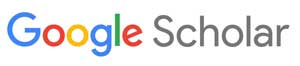 The Google Scholar logo features the word "Google" in multi-colored letters (blue, red, yellow, and green), followed by the word "Scholar" in grey, all in a clean, sans-serif font. It serves as an intellectual hub for academic research, akin to a social therapeutic space for scholars.